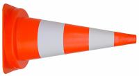 colorline Verkeerskegel PVC oranje / wit - 75 cm